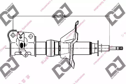 Амортизатор DJ PARTS DS1312GS